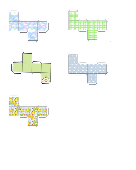 printable miniature square boxes